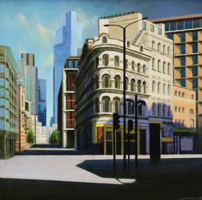 Passing Storm in the City