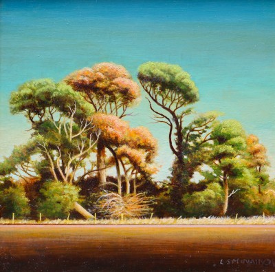 Scottish Artist Louis S Mcnally - Autumnal Trees