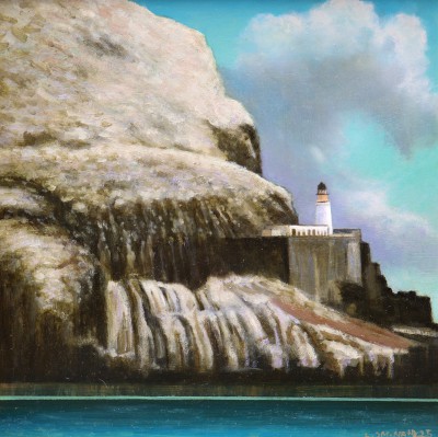 Scottish Artist LOUIS S MCNALLY - Bass Rock