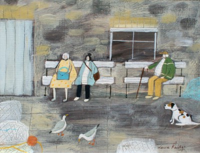 LOUISE RAWLINGS - two benches, tenby