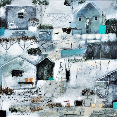 LOUISE RAWLINGS - january at the allotments