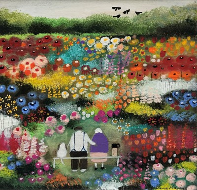 We Sat For Hours among the Flowers