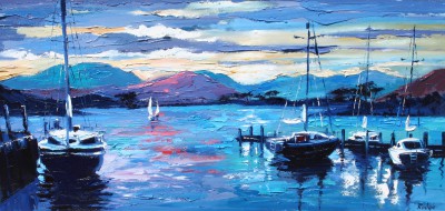 Sailboats at Sunset