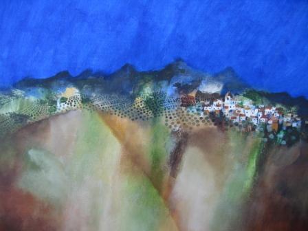 Pueblo Blanco Beneath The Hills