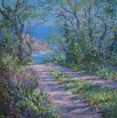 British Artist MARK PRESTON - Morning Light, Treen