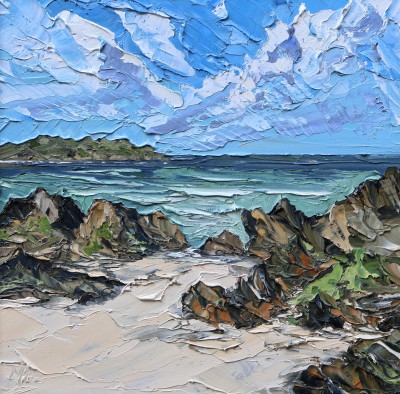 British Artist MARTIN LLEWELLYN - Summer, Iona