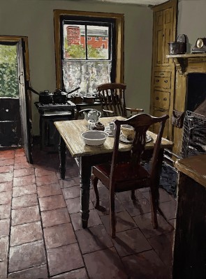 British Artist MATTHEW WOOD - Kitchen Window I