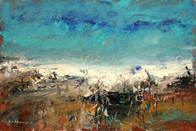 Scottish Artist Nael Hanna - East Coast Shoreline