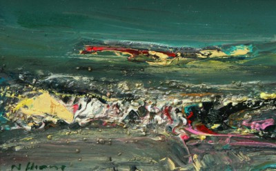 Scottish Artist NAEL HANNA - Low Light, Easthaven, Scotland