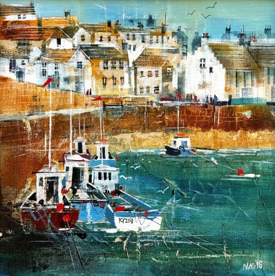 Crail Harbour at Low Tide