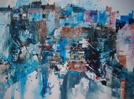 NAGIB KARSAN - the fishermen return, polperro