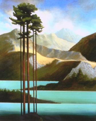 British Print Artist LOUIS MCNALLY - Tall Gathering