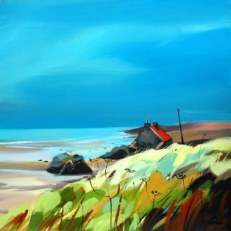 PAM CARTER - old croft on the loch