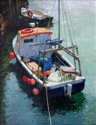 Alongside at Mousehole