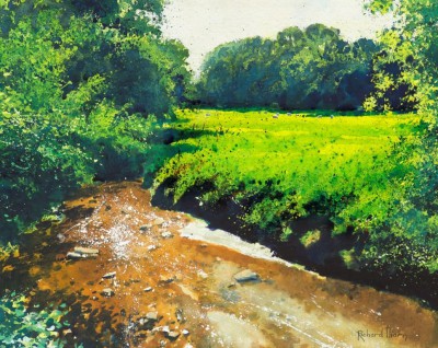 British Print Artist Richard Thorn - Summer Meadow