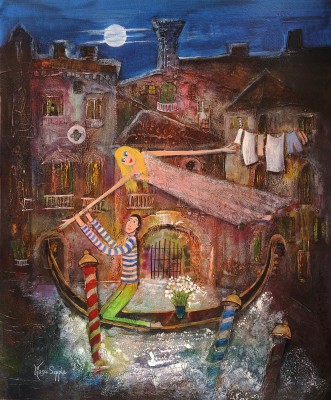 ROSA SEPPLE - in a venetian waterway