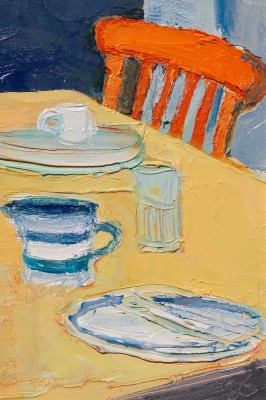 Breakfast, with Orange Chair