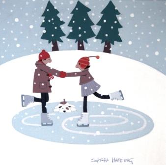 SASHA HARDING - the skating lesson