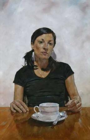 SIMON DAVIS - portrait of amanda smith at vincent avenue