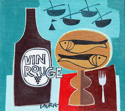 SIMON LAURIE - still life collioure