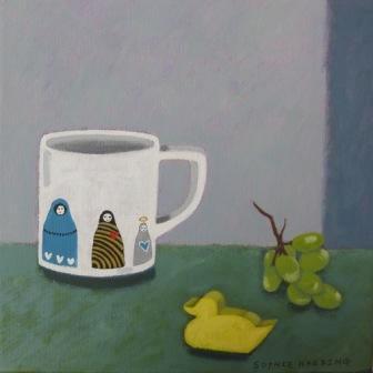 SOPHIE HARDING - cup, grapes and duck