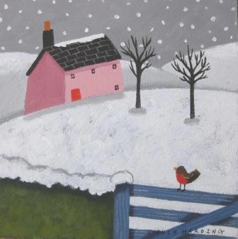 Pink Cottage , Robin and Blue Gate