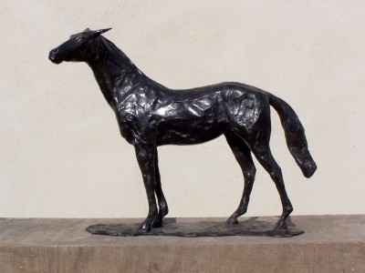 British Sculptor STUART ANDERSON - Horse Study (Alert, Ears Back) Edition 1/15