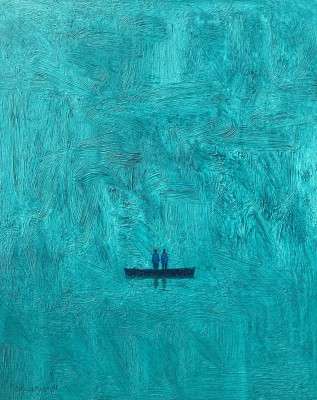 Scottish Artist STUART BUCHANAN - Aquamarine