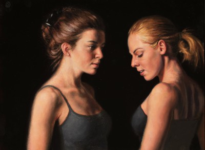 Scottish Artist STUART LUKE GATHERER - Tete-a-Tete