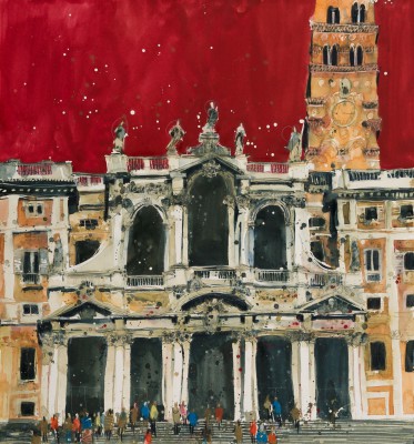 Facade of St Maria Maggiore, Rome