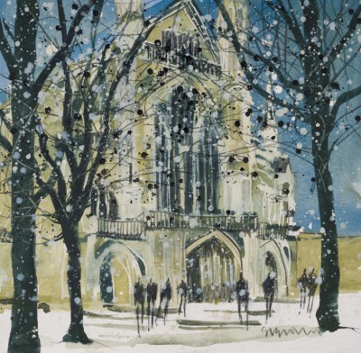 Early morning, Winchester Cathedral