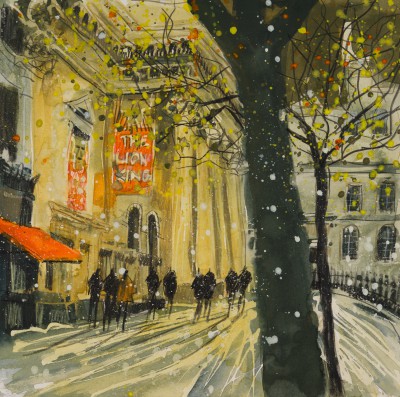 British Artist SUSAN BROWN - Silverly Light, Lyceum Theatre