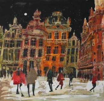 SUSAN BROWN - edge of darkness, grand place, brussels