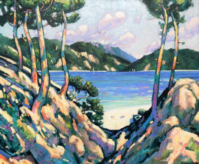 Rocks and Pines near Port d'Olon