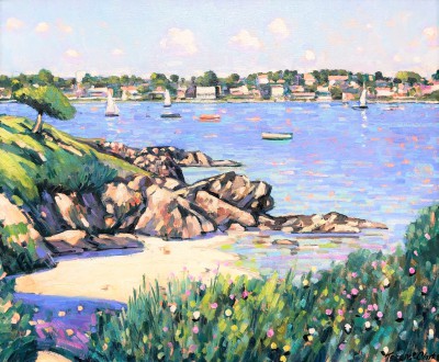 TERENCE CLARKE - the little beach, cap ferrat