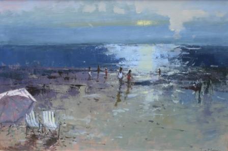 TINA MORGAN - two deckchairs