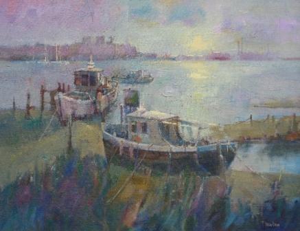 TOM WANLESS - daybreak on the estuary
