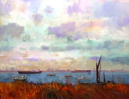 Fine Day Over The Thames Estuary