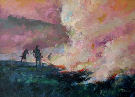 TOM WANLESS - burning the heather