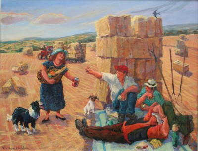 Lunch Break for the Hay Makers