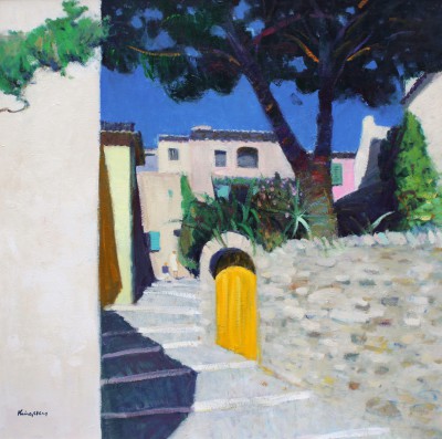 Scottish Artist John Kingsley - Narrow Path, Grimaud