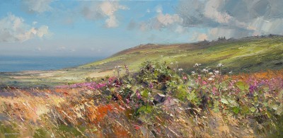 REX PRESTON - hilltop house, above trevowhan, cornwall